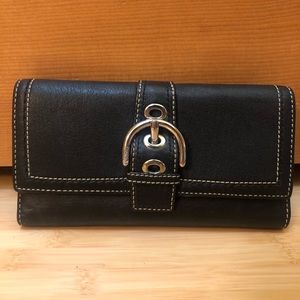 Coach black wallet